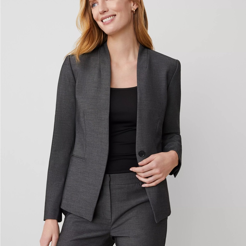 The Cutaway Blazer in Bi-Stretch